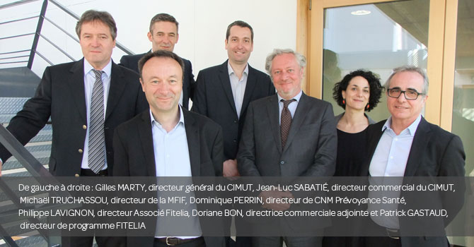 Les dirigeants des mutuelles CNM Prévoyance et MFIF visitent le CIMUT