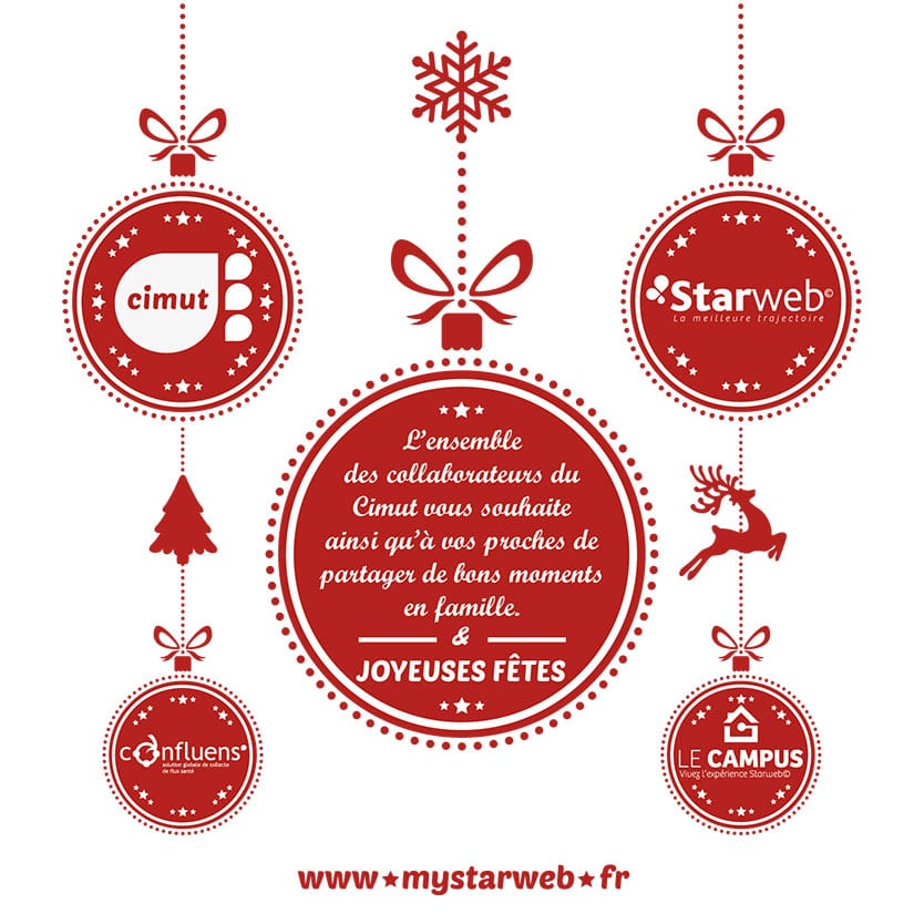 Le CIMUT vous souhaite de joyeuses fêtes !