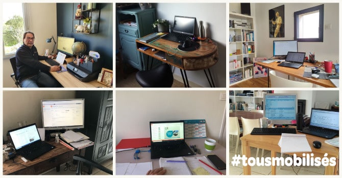 Nos équipes à distance, mais mobilisées !