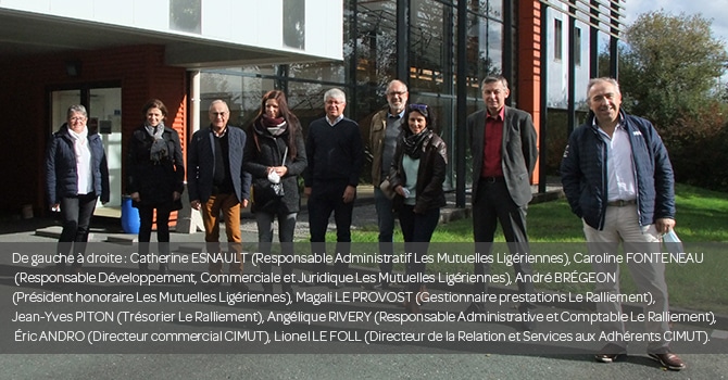 Les Mutuelles Ligériennes et Le Ralliement visitent le CIMUT
